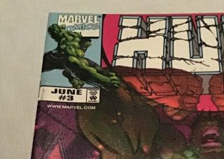 The Hulk Comic 3 Signed By Stan Lee In The Zone Authentics Certified 4