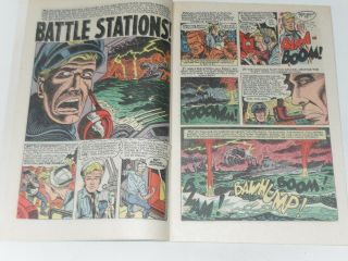 NAVY ACTION 4 FEB 1955 ATLAS WAR COMIC VERY FINE WHITE PAGES 4