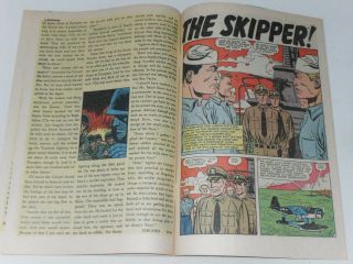 NAVY ACTION 4 FEB 1955 ATLAS WAR COMIC VERY FINE WHITE PAGES 6