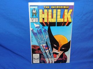 The Incredible Hulk 340 Wolverine Appearance Todd Mcfarlane Comic Book Fn,
