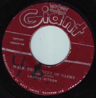 Laurel Aitken " Walk The Street Of Glory " Very Rare Ska - Listen