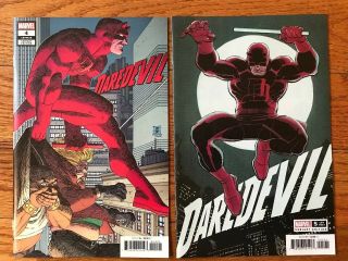 Daredevil 4 & 5 1:50 Hidden Gem Incentive Variants By John Romita Jr.
