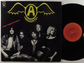 Aerosmith Get Your Wings Columbia Lp Vg,  /nm Promo
