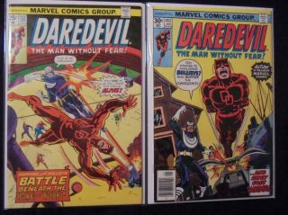 Daredevil 132 & 141 2nd And 3rd Appearance Bullseye Marvel Comics Bronze Keys