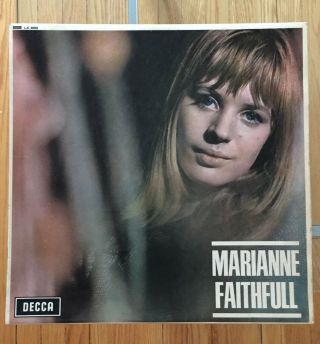 Marianne Faithfull Uk Red Decca Lk 4689 1st Press Lp Mono Rolling Stones Vinyl