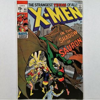 The X - Men - Vol.  1,  No.  60 - Marvel Comics Group - September 1969 -