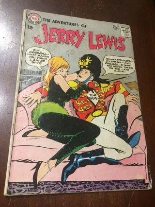 The Adventures Of Jerry Lewis Comic Book 77 Dc Comics 1963