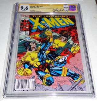 Uncanny X - Men 277 Cgc Ss 3x Signature Autograph Stan & Jim Lee Chris Claremont
