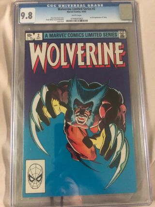 Wolverine 1 - 4 And 10 Cgc (1982 - 1989,  Marvel)