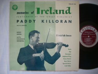 Paddy Killoran " Memories Of Ireland " Reels & Jigs Irish Folk Rare Celtic Nm -