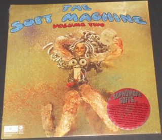 The Soft Machine Volume Two Usa Lp Reissue Insert Gatefold Cover