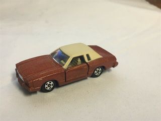 Vintage Tomica Brown/tan Ford Mustang Ii Ghia Diecast Toy Vehicle