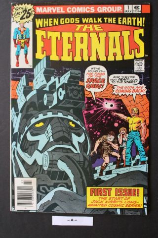 Eternals 1 Origin 1st Deviants Ikaris Marvel Jack Kirby 1976 Movie Vf - 7.  5