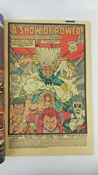 The Mutants 87 1st Appearance Of CABLE KEY ISSUE VF Red Cover 6