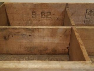 Rare Vintage Pepsi Cola Wood Soda Pop Wooden Crate 9 - 62 2