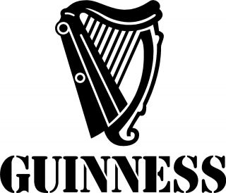 Guiness Guinness Draft Beer Sign Vinyl Sticker Graphic Decal 10 " X 8 "