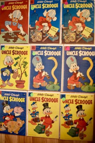 Uncle Scrooge comics 4 - 22 (2.  0 - 9.  2) Dell 1950’s 3
