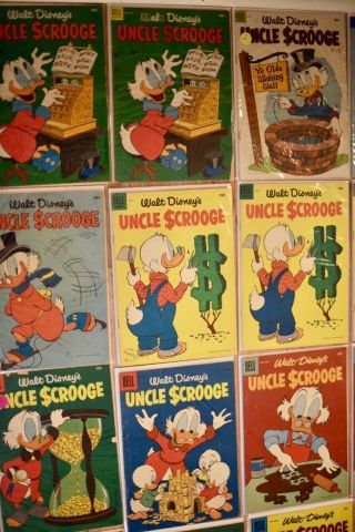 Uncle Scrooge comics 4 - 22 (2.  0 - 9.  2) Dell 1950’s 4