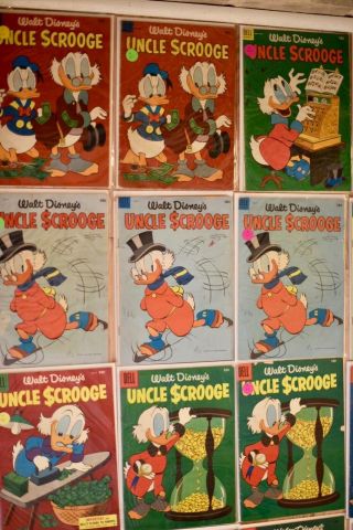 Uncle Scrooge comics 4 - 22 (2.  0 - 9.  2) Dell 1950’s 5