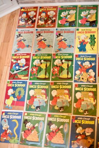 Uncle Scrooge comics 4 - 22 (2.  0 - 9.  2) Dell 1950’s 7