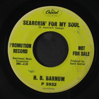 H.  B.  Barnum: Heartbreaker / Searchin 