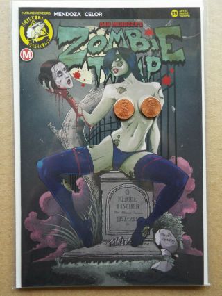 Zombie Tramp Vol 3 35 Covers E,  F Dan Mendoza Pow Rodrix Carrie Fisher Homage 3