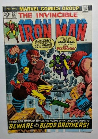 Iron Man 55 (1973) 1st Appearance Thanos Drax