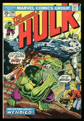 1974 Marvel Comics Incredible Hulk 180 Complete W/ Mvs Wolverine Book