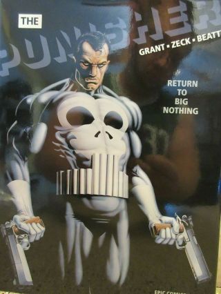 The Punisher Return To Big Nothing Hc Marvel Graphic Novel Signed By Mike Zeck