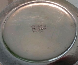 Vintage Pint Silver Plate Tankard By Regis Plate 4