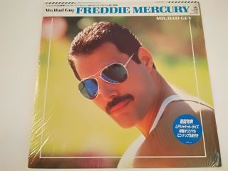 Queen Freddie Mercury - Mr.  Bad Guy Japan Lp (28ap 3030),  Single