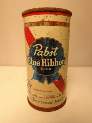 10oz.  Pabst Blue Ribbon Flat Top Beer Can 111 - 39 Milwaukee Wisconsin