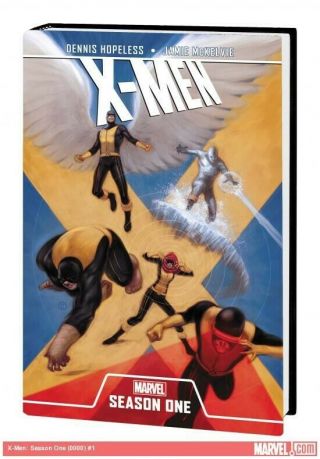 Julian Totino Tedesco COVER art - Season One: X - men cover artwork 4