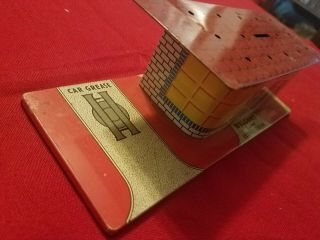 1950s 1960s Tin Metal Gas Service Station Bank Toy 4
