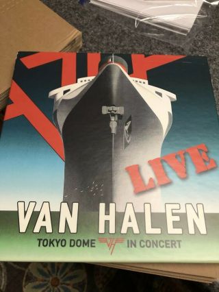 Van Halen Tokyo Dome Live Concert Vinyl 4 Lp Box Set 2013.