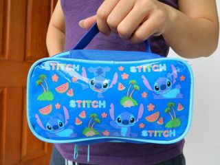 Stationery Nw Disney Lilo & Stitch Pencil Bag - Cosmetic Pouch Carry Blue