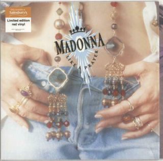 Like A Prayer - Red Vinyl Madonna Vinyl Lp Album Record Uk 8122 - 79735 - 7 Warner