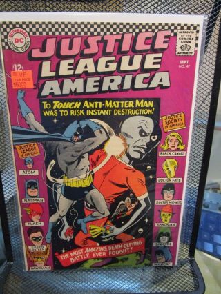 Justice League Of America 47 1966 Dc Silver Age Comics Jsa Society