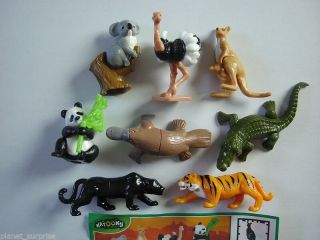 Kinder Surprise Set - Natoons Wild Animals 2013 - Figures Figurines Collectibles