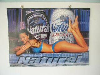1999 5 - 26 Busch Natural Light Beer Poster