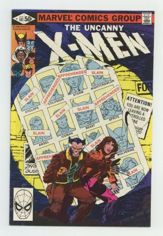 Uncanny X - Men (1st Series) 141 1981 Fn/vf 7.  0