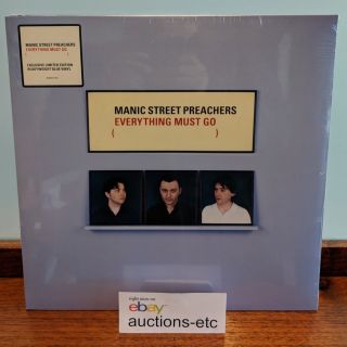 Manic Street Preachers - Everything Must Go Lp Limited Edition Blue Vinyl