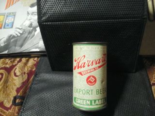 12oz Flat Top Beer Can,  (harvard Export Beer Green Label) By Harvard Brewing Co.
