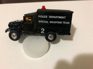 1978 Tomica Toyota Type Hq15v 67 Police Special Weapons Truck 1/81 Die - Cast
