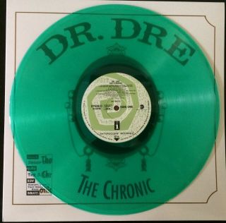 Dr.  Dre The Chronic Lp Translucent Green Colored Vinyl Record Nwa Snoop Dogg