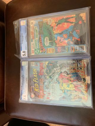 Brave And Bold 54 Cgc 7.  5 And Dc Comics Present 26 Cgc 5.  0 1st Teen Titans