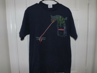 Vtg Budweiser Louie Lizard We Couldve Been Huge 1997 Large Tshirt Perfect Faded