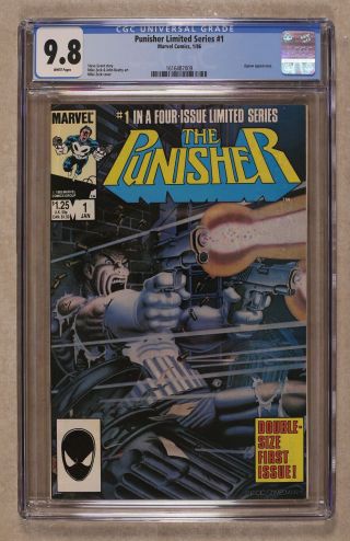 Punisher (1st Series) 1 1986 Cgc 9.  8 1616487009