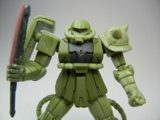 Gundam Gashapon S.  O.  G 1/300 Series " Ms - 06 ZakuⅡ " Figure Bandai