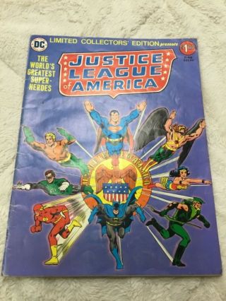 Dc Comics 1976 C - 46 Treasury Collectors Edition Justice League Of America